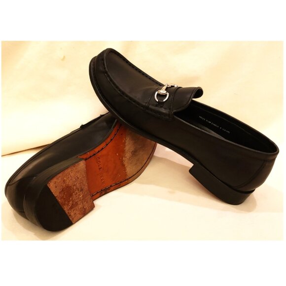 Cole Haan Men\'s Classics Slip-on Loafers Shoes Size-9.5 M Black Leather main image 4
